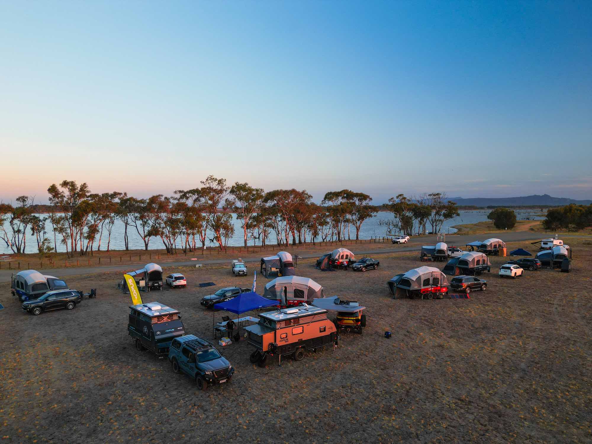 OPUS owners weekend at a Victorian campsite